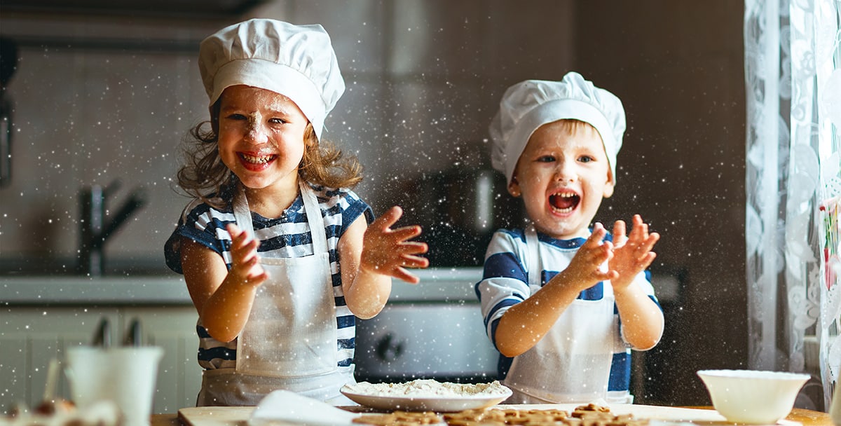 Kids cooking